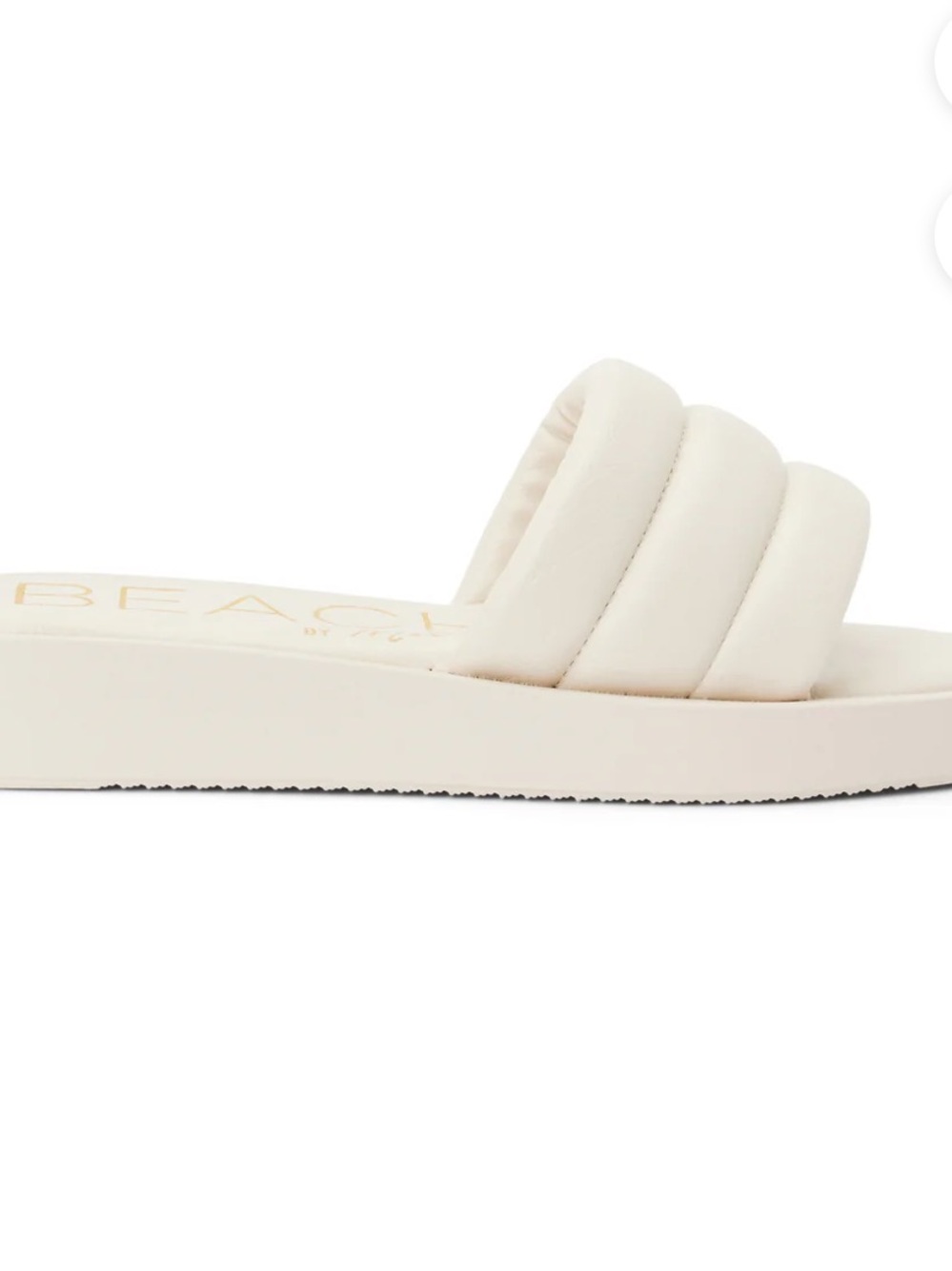 Beach by Matisse PAX Slide Sandal in Ivory NIB (size 10)